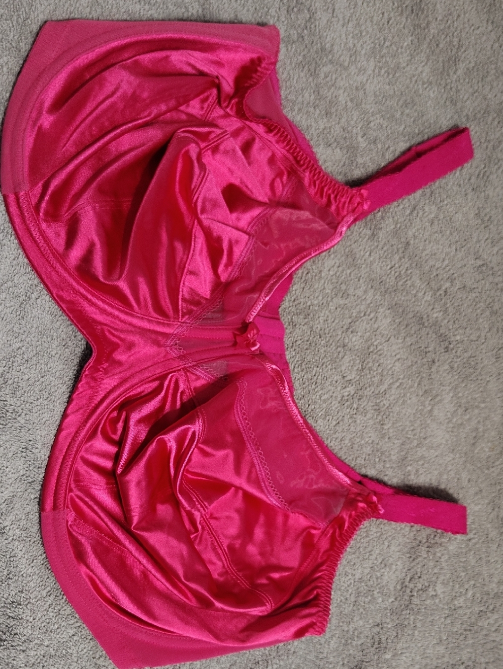 Goddess Keira Banded Vibrant Hot Pink Full Coverage Bra